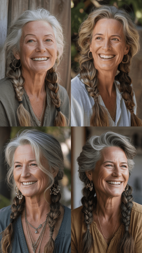 Loose Braided Ponytail