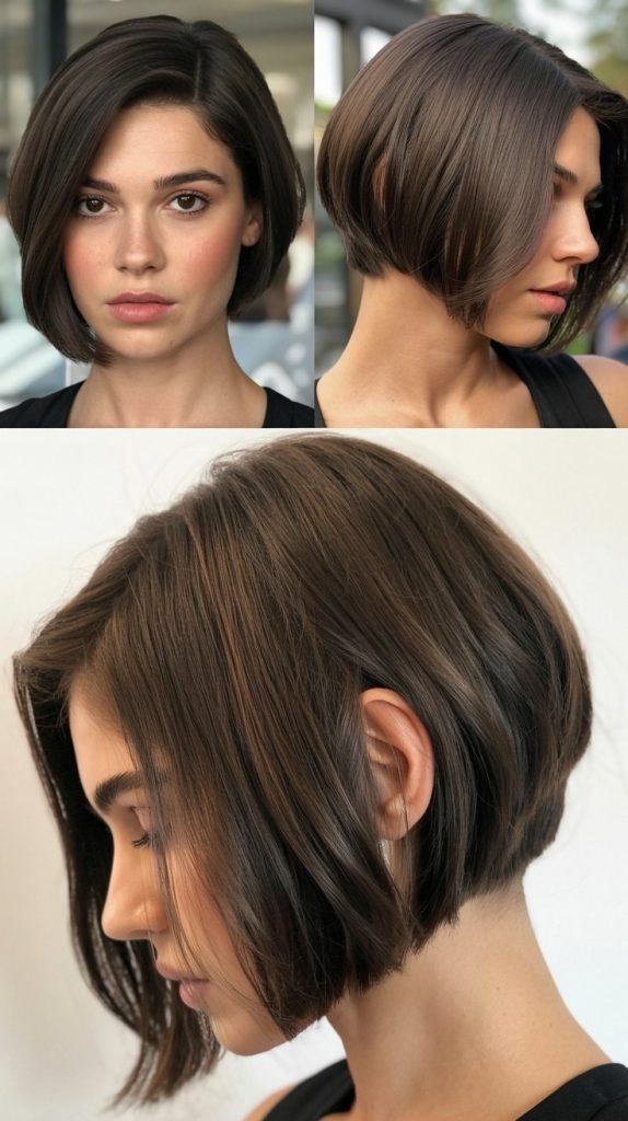 42. Sleek Layered Bob