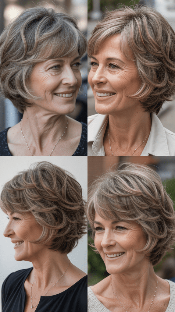 Shaggy Layered Bob with Texture