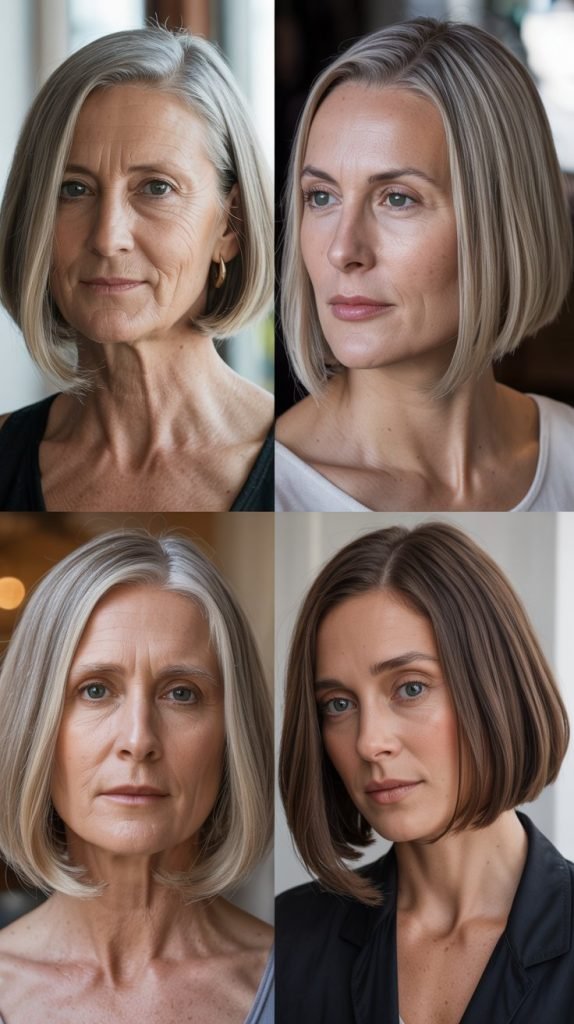 20. Straight Bob with Center Part