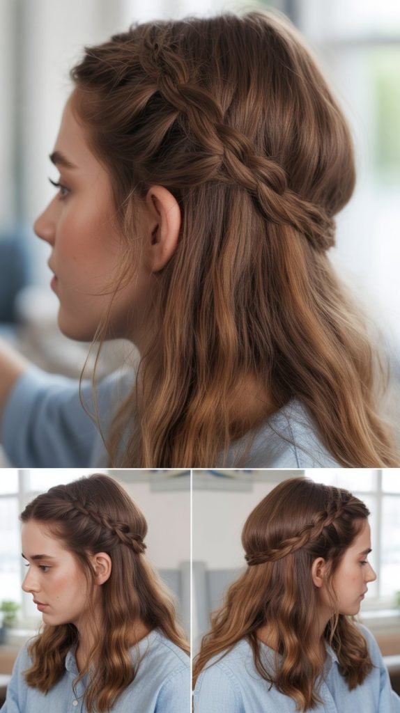 Half-Up Braid