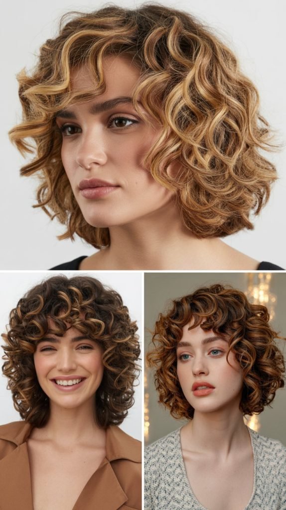  Curly Bob for Bouncy Volume