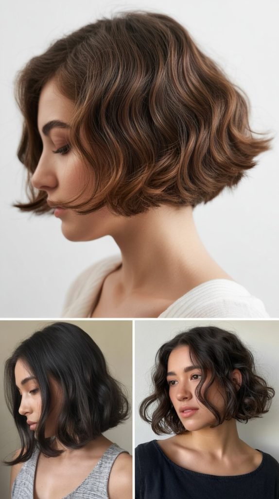 Graduated Bob with Soft Wave Texture