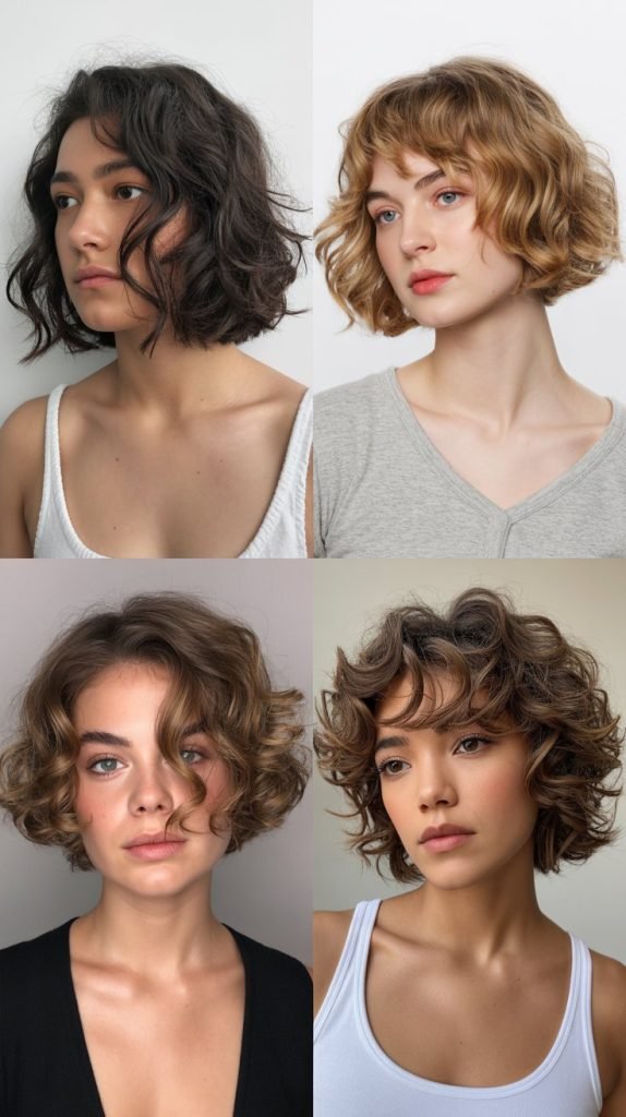 Wavy Bob for Natural Texture