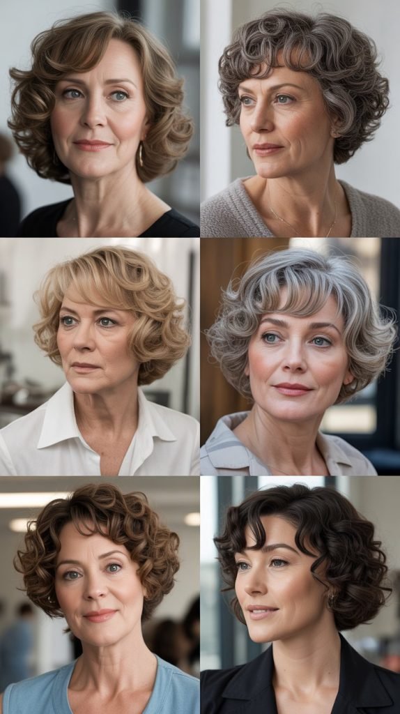  Curly Bob with Definition