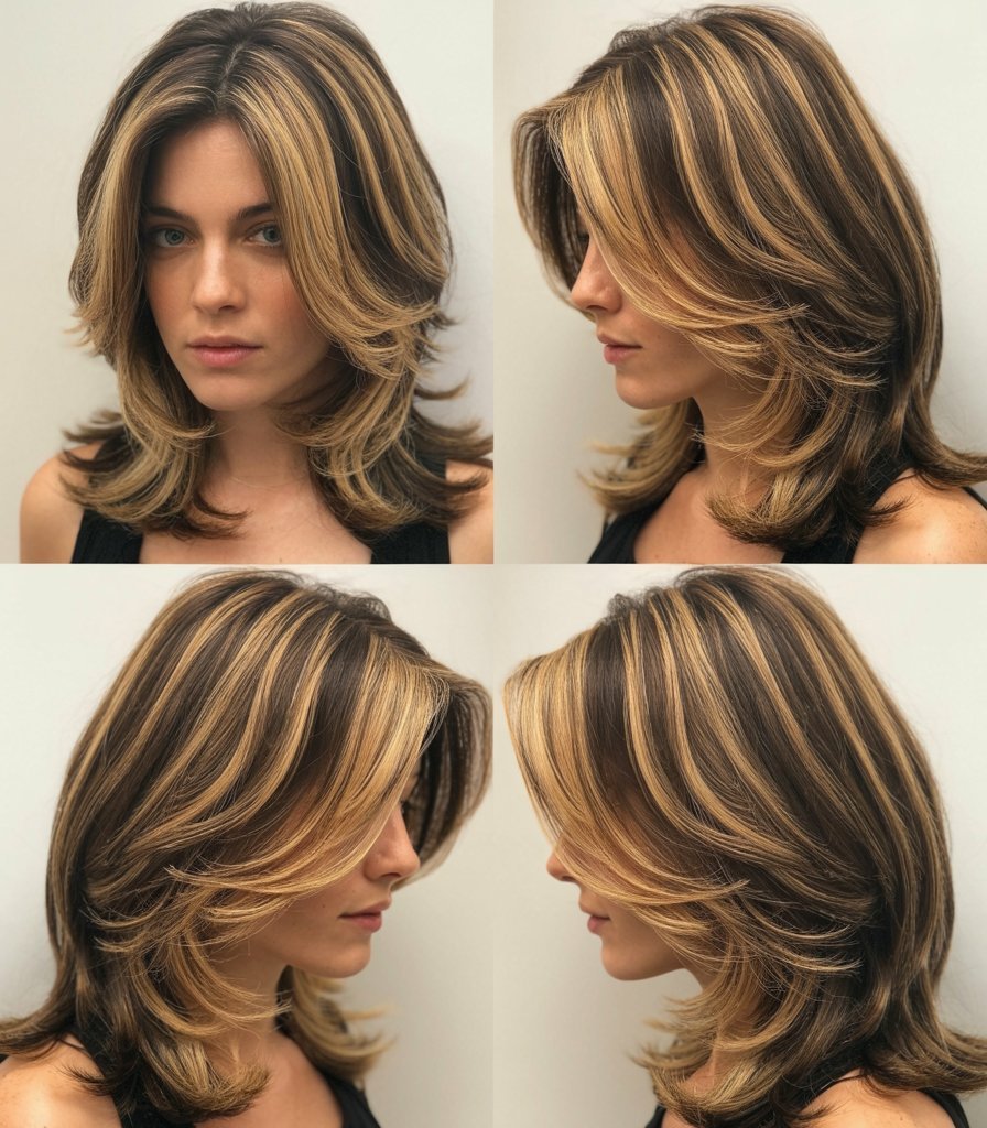  Layered Cut With Money Pieces