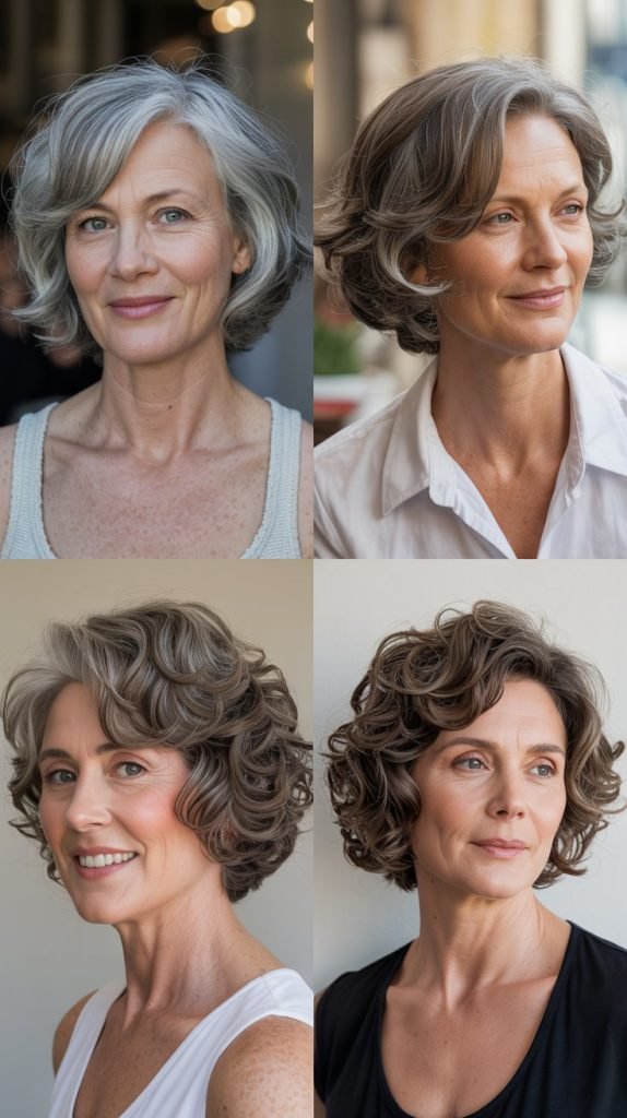 37. Wash-and-Go Textured Bob