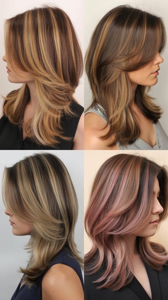 . Layered Cut With Balayage Color