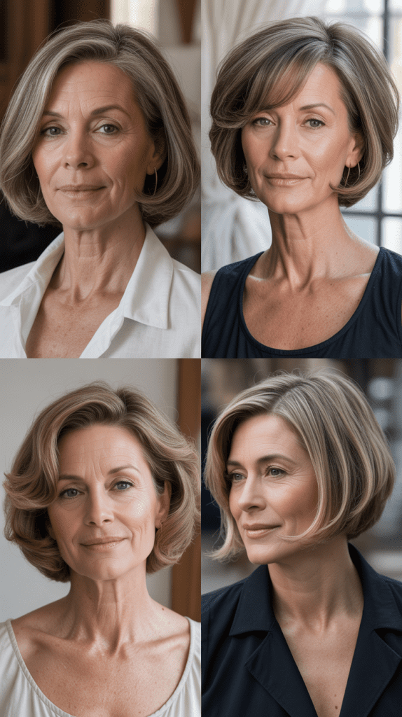 Voluminous Blow-Dried Bob