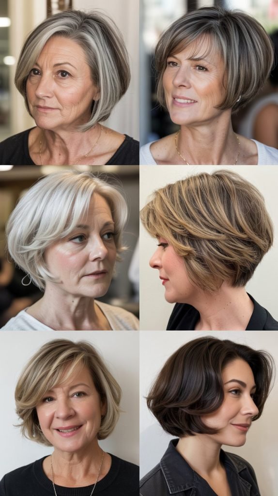 17. Stacked Bob with Undercut