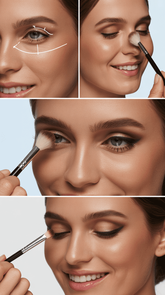 Place Darker Shades in the Outer V