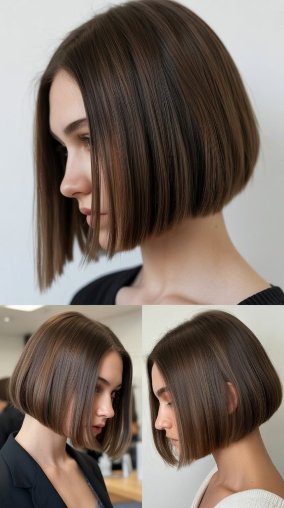 Blunt Bob with Face-Framing Layers