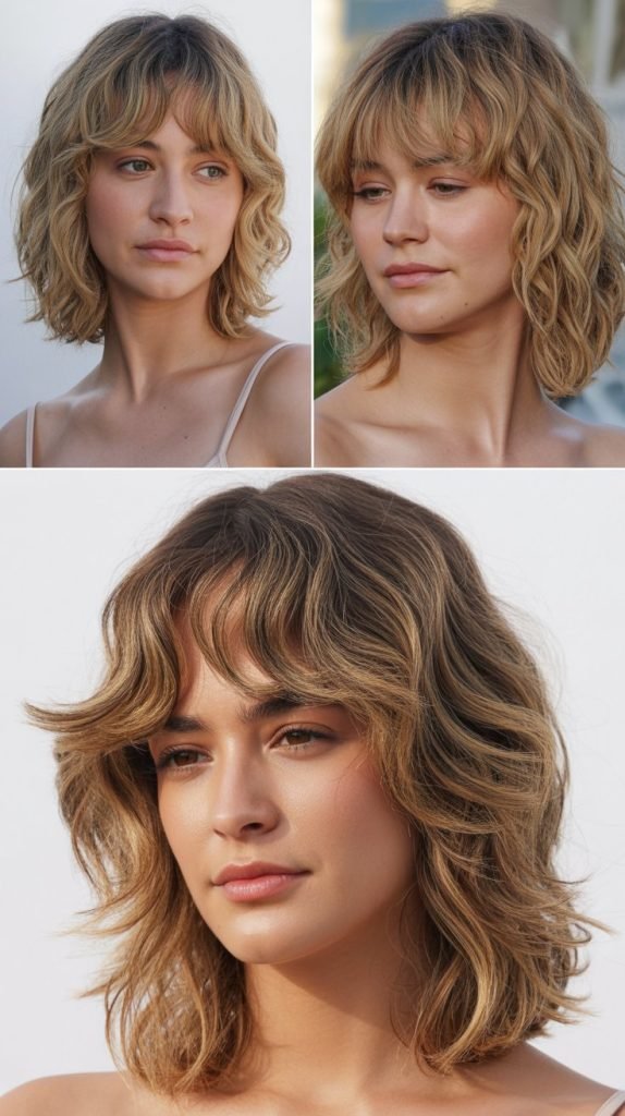 . Shoulder-Grazing Cut with Blunt Bangs and Subtle Layers