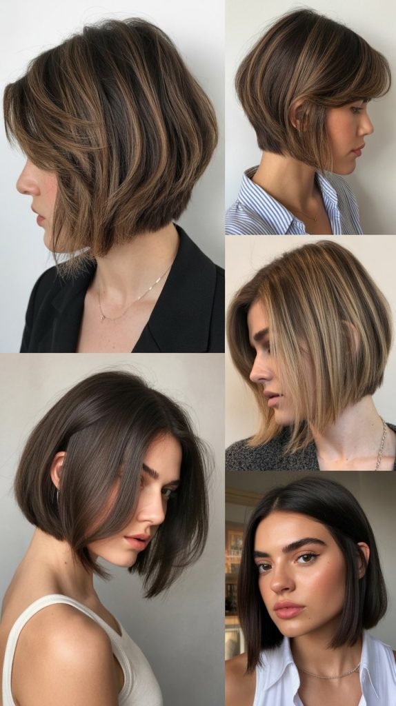Textured Bob with Piecey Layers