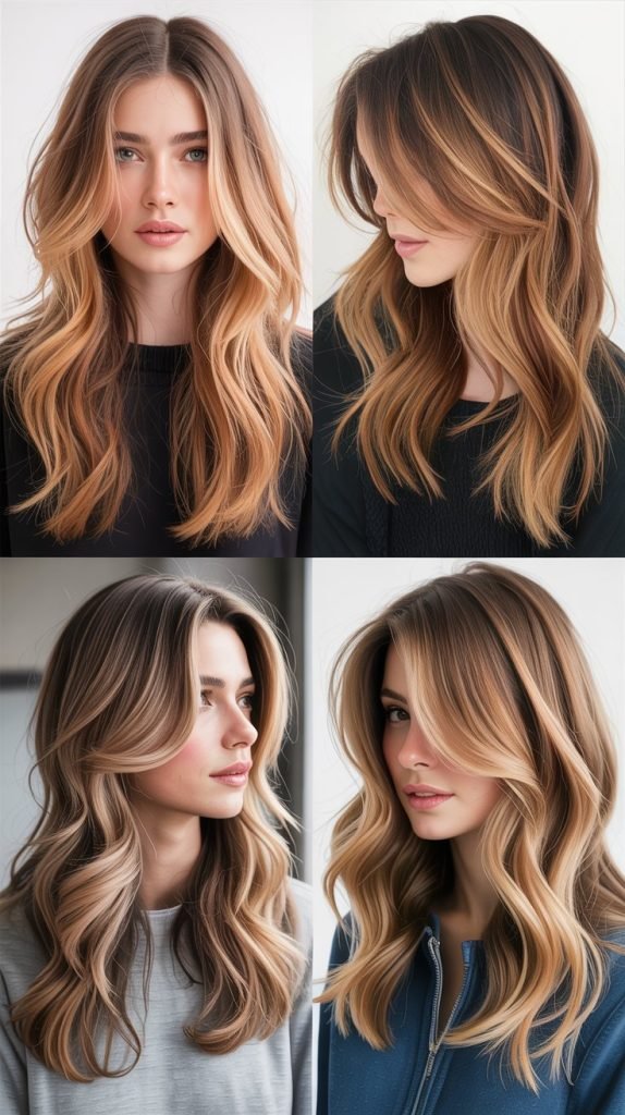  Long Layers With Balayage