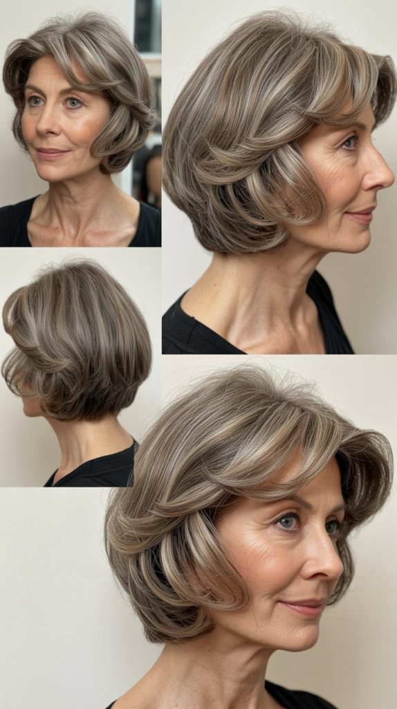  Inverted Bob with Volume at Crown