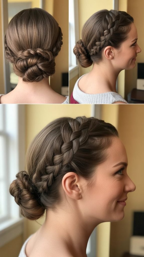  The Low Braided Bun