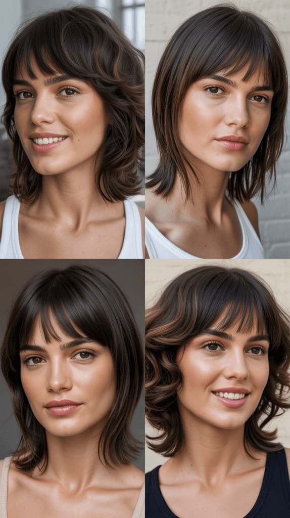 Textured Collarbone Cut With Micro Fringe