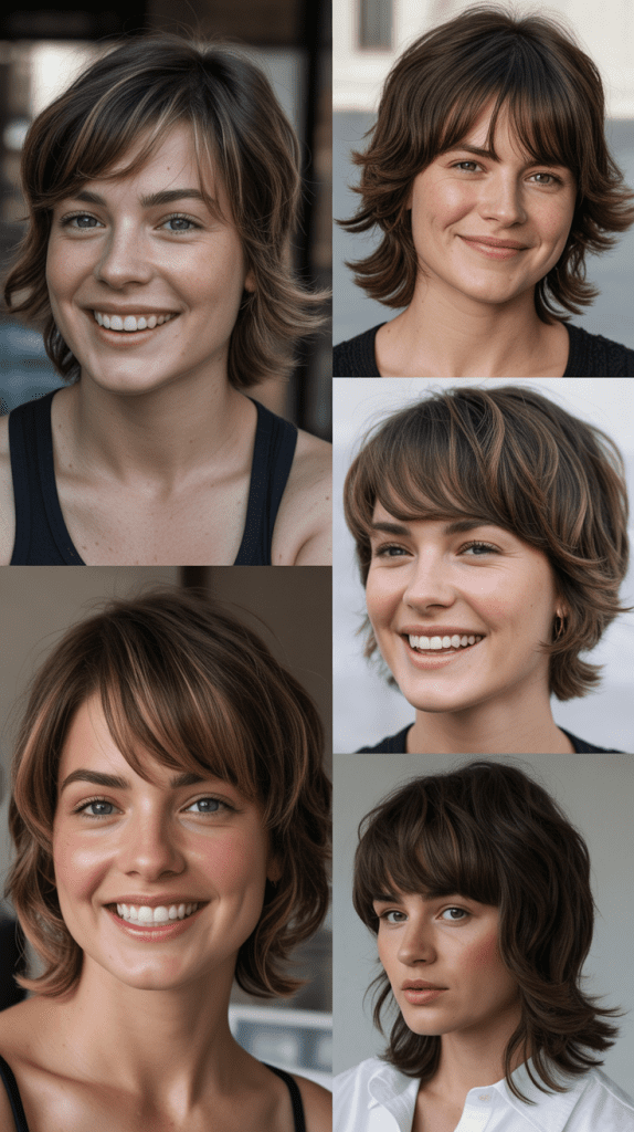 Layered Shag With Asymmetrical Fringe