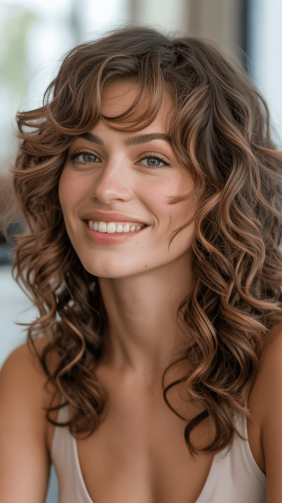 43 Gorgeous Wavy Medium Hairstyles With Bangs
