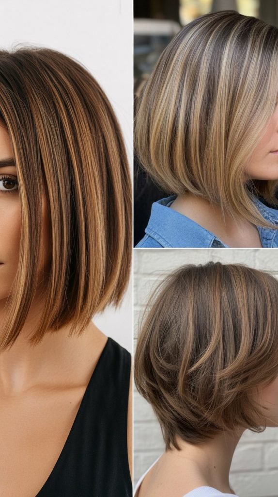  Layered Bob with Babylights