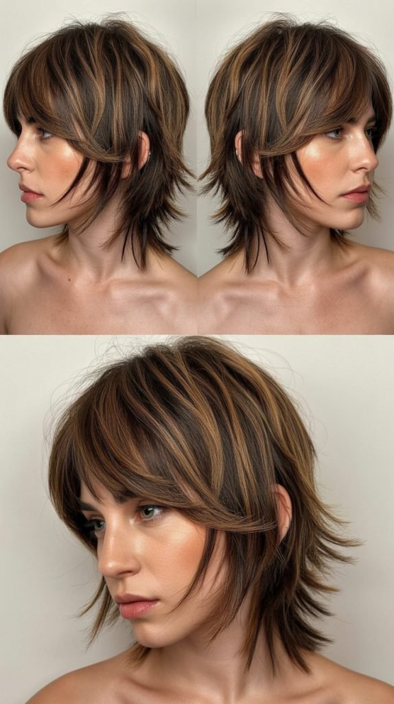 Blunt Cut with Heavy Bangs