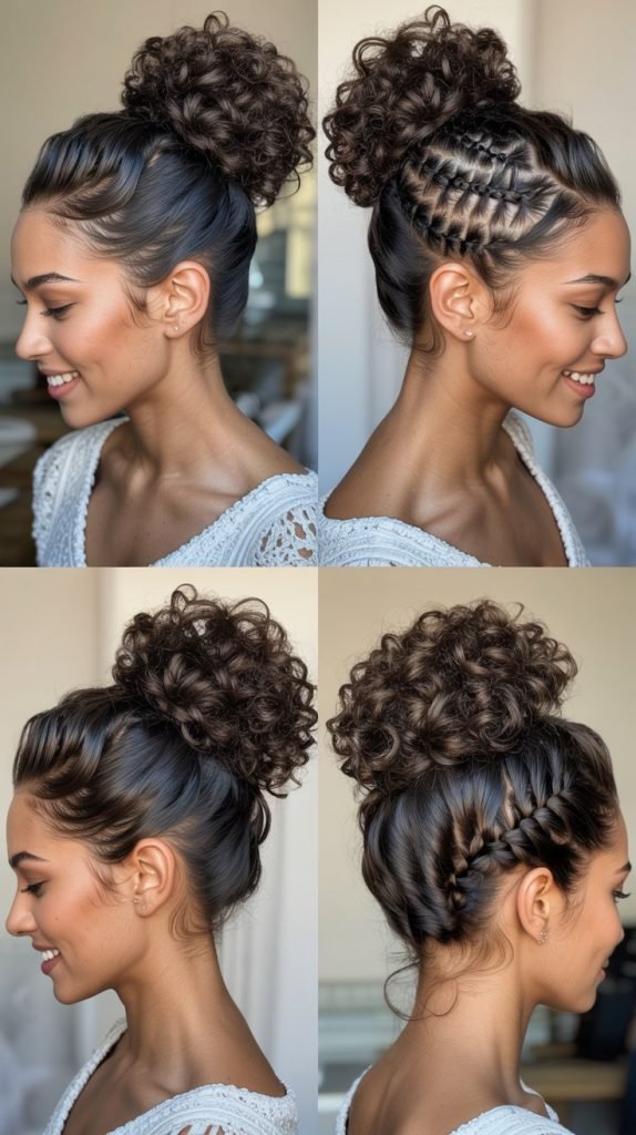 Modern Mohawk Updo