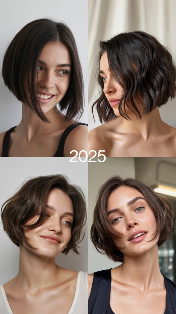 Sleek Asymmetrical Bob