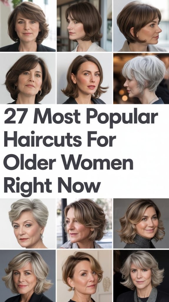 27 Most Popular Haircuts for Older Women Right Now