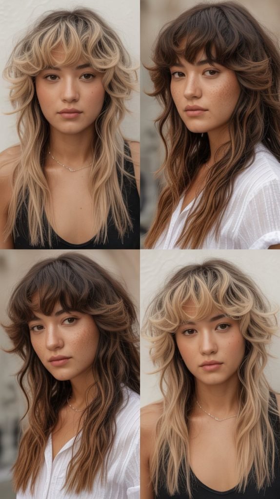  Micro Bangs With Extreme Length Layers