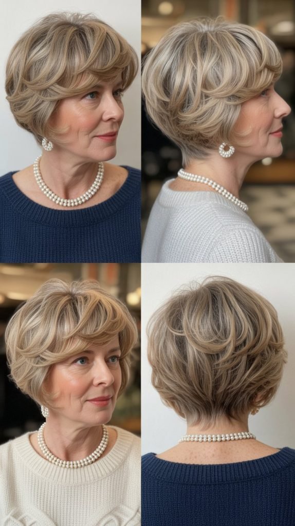 Stacked Bob with Shorter Nape