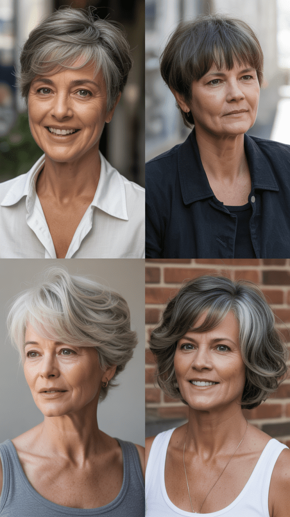 Textured Crop with Longer Pieces