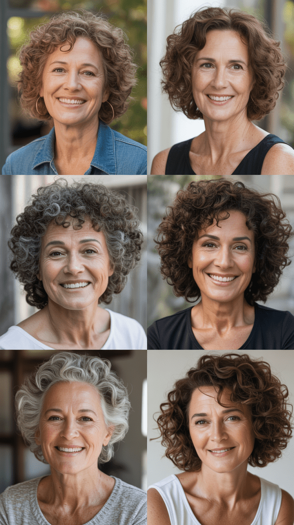 Curly Medium-Length Hair with Defined Curls