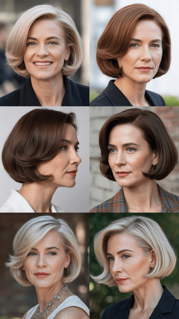 Classic Bob with Side Part 