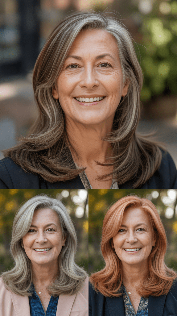 Long Layers with Copper Highlights