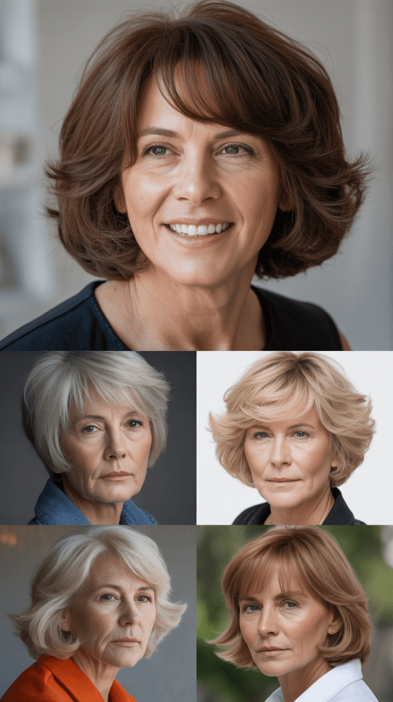  Blunt Cut with Face-Framing Layers