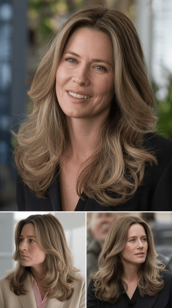 Long Hair with Peek-a-Boo Lowlights