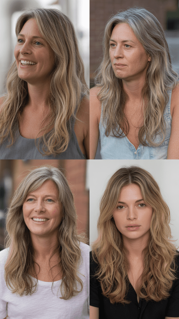 Beachy Waves with Balayage