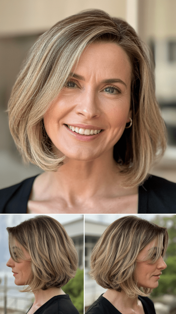 Long Bob with Face-Framing Layers