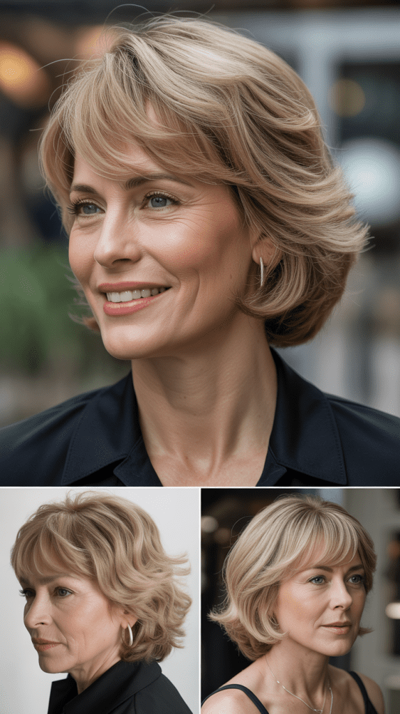 Soft Side-Swept Bangs