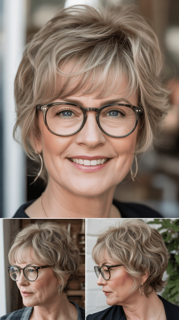 Textured Choppy Bangs