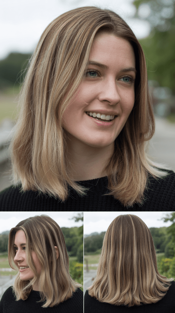 Long Bob with Babylights