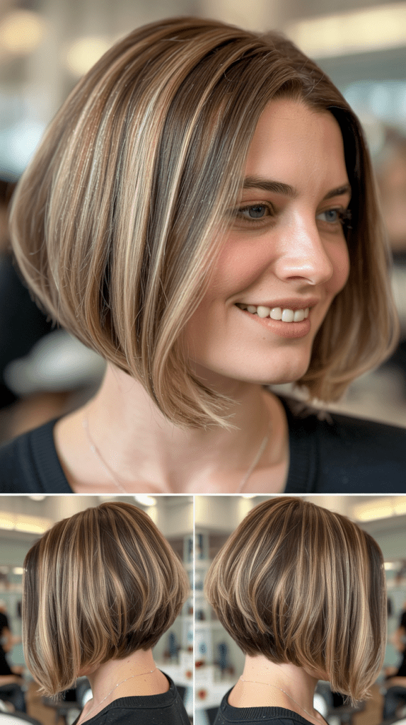 Angled Long Bob (A-Line Lob)