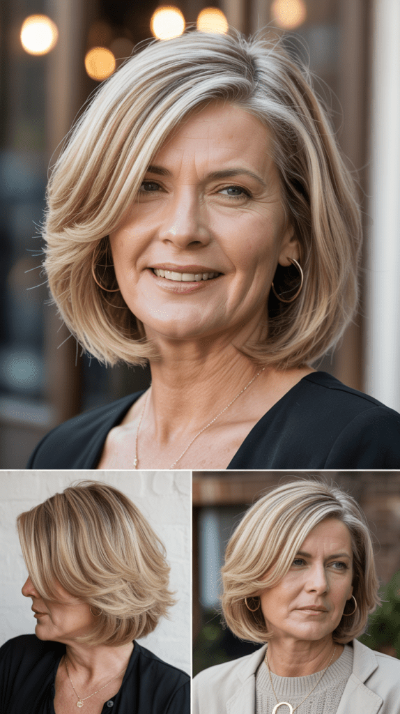 Long Bob (Lob) with Subtle Layers