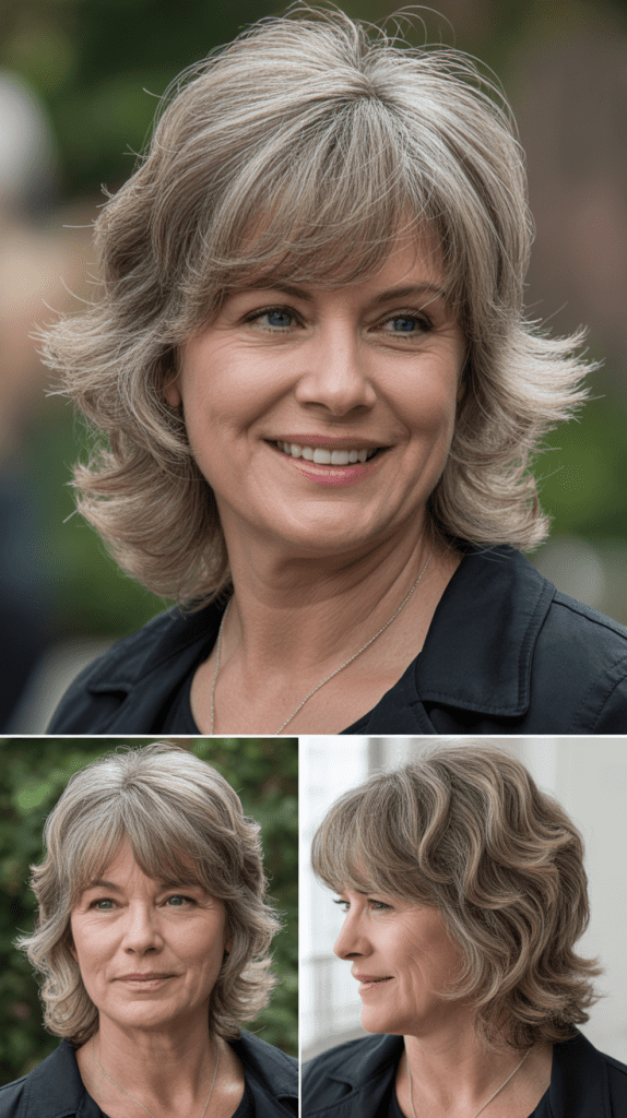 Wispy Textured Bangs