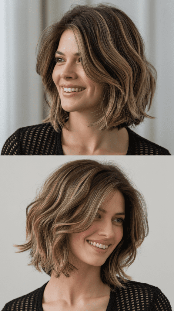 Long Bob with Disconnected Layers