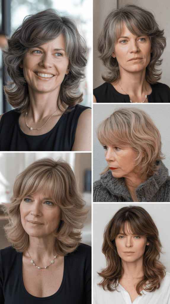 Layered Side Bangs