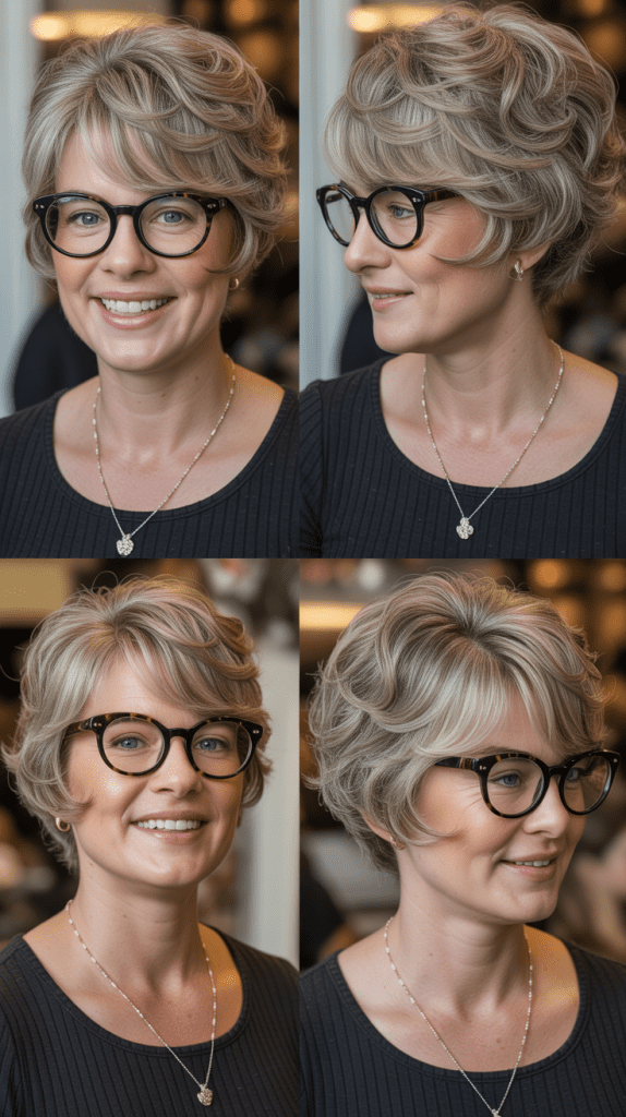 Textured Wispy Curtain Bangs