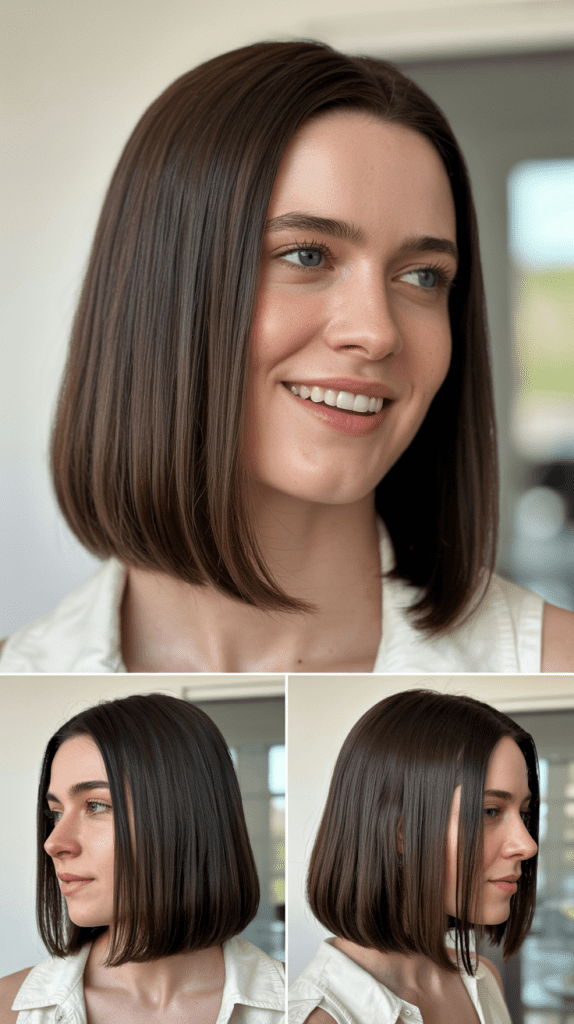 The Classic Straight Long Bob