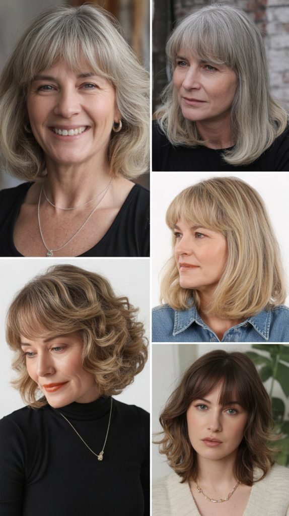 Curtain Bangs for Different Hair Textures